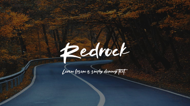 Redrock Font
