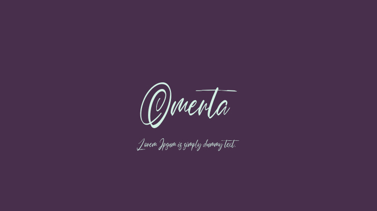 Omerta Font