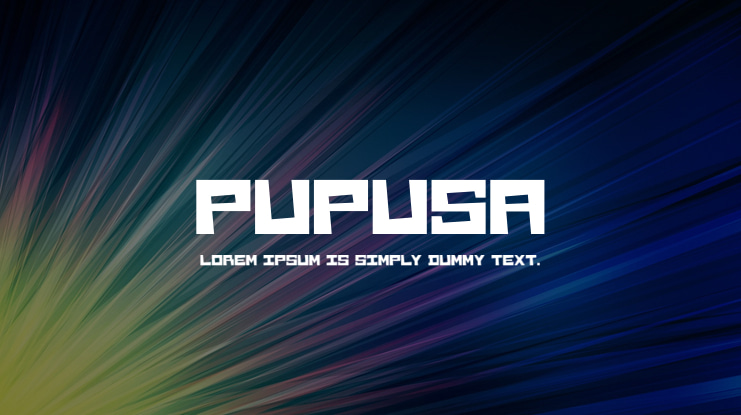 Pupusa Font