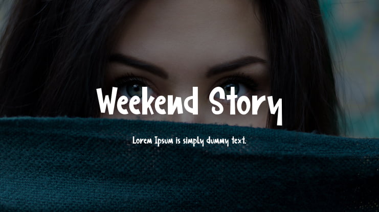 Weekend Story Font