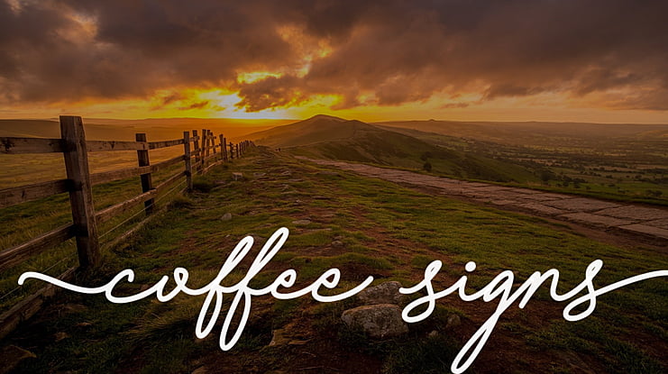 Coffee Signs Font