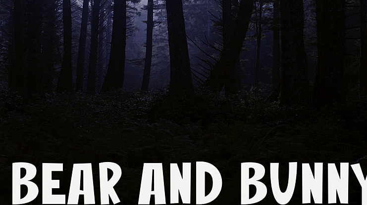 Bear And Bunny Font
