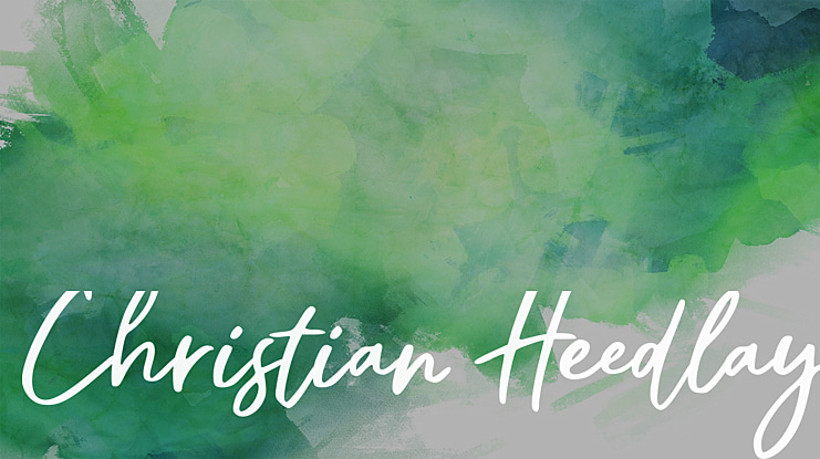 Christian Heedlay Font