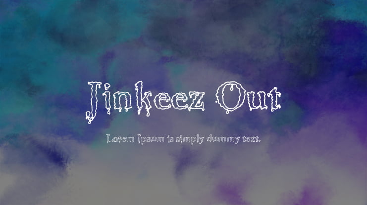 Jinkeez Out Font Family