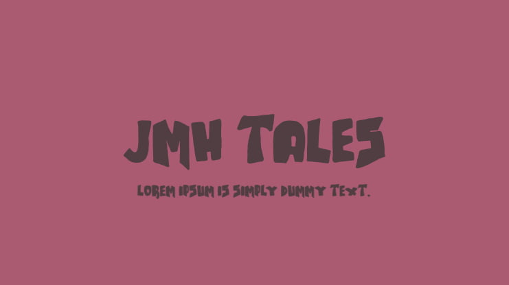 JMH TALES Font
