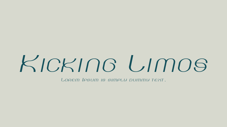 Kicking Limos Font