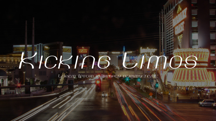 Kicking Limos Font