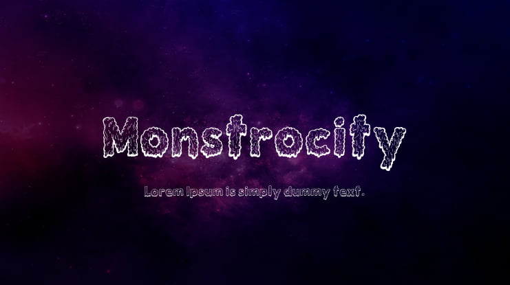 Monstrocity Font