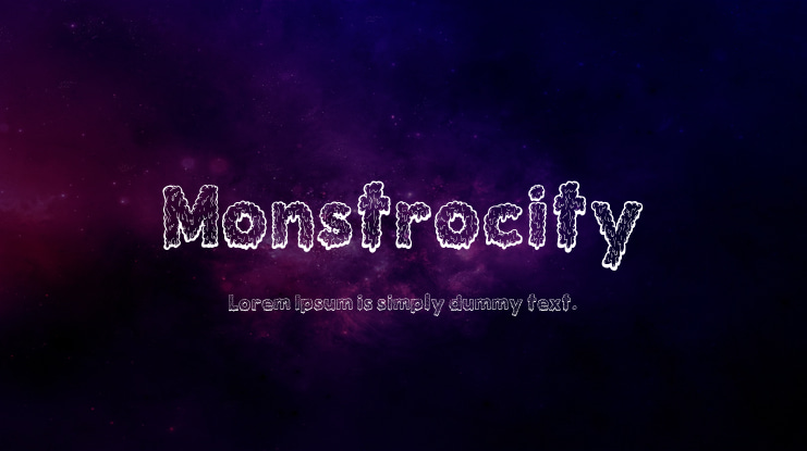 Monstrocity Font