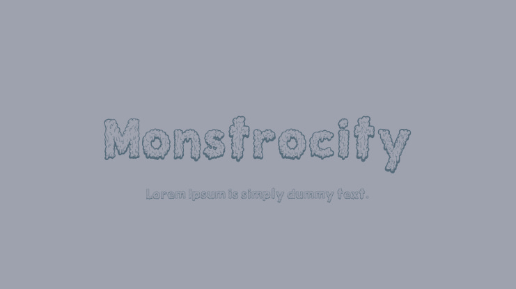 Monstrocity Font
