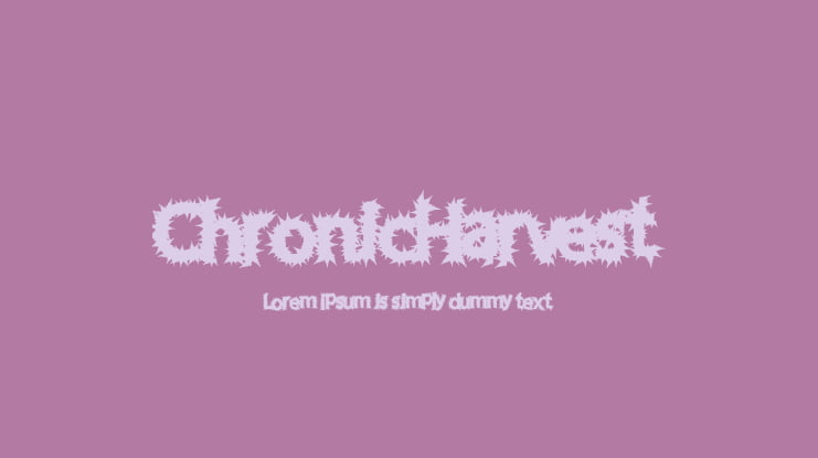 ChronicHarvest Font