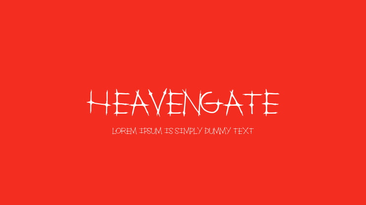 HeavenGate Font