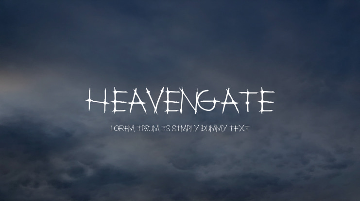 HeavenGate Font
