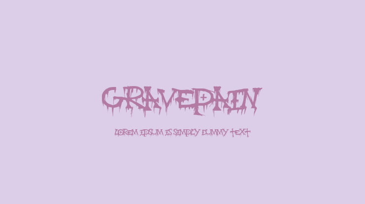 GravePain Font