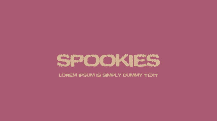 Spookies Font