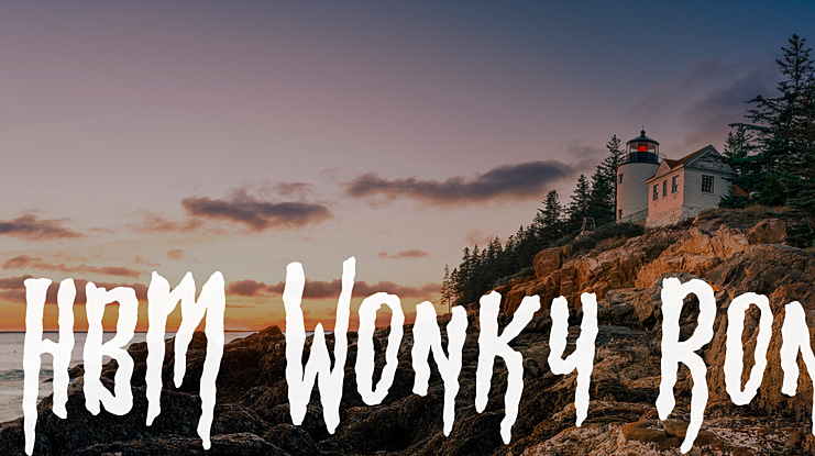 HBM Wonky Ron Font