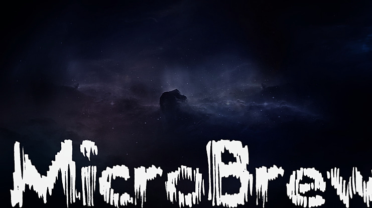 MicroBrew Font