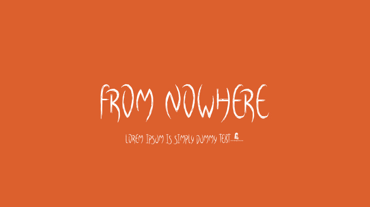 From Nowhere Font