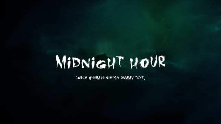 Midnight Hour Font