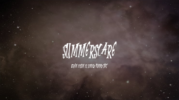 SummerScare Font