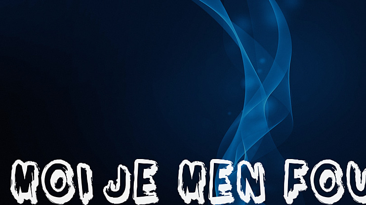 Moi je men fou Font