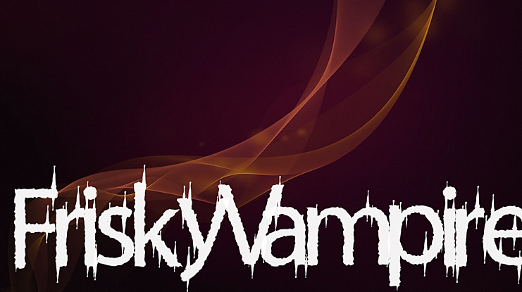 FriskyVampire Font