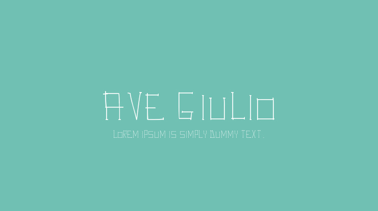 Ave Giulio Font