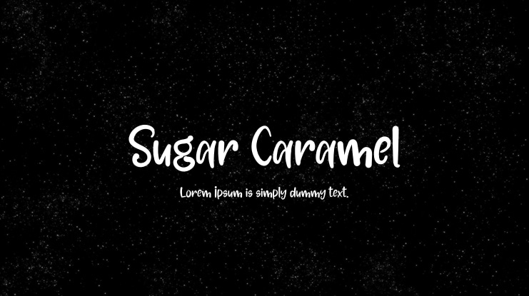 Sugar Caramel Font