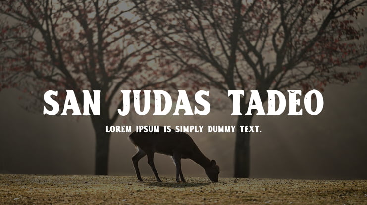 San Judas Tadeo Font