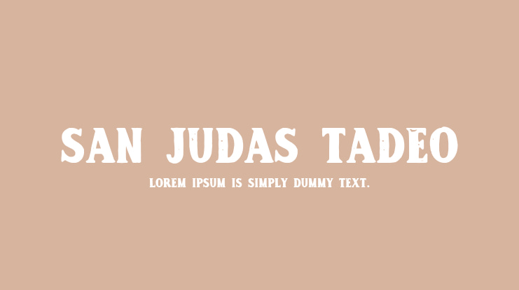 San Judas Tadeo Font