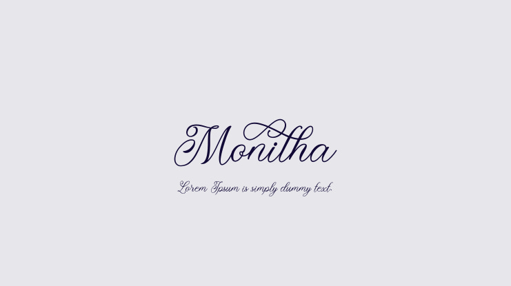 Monitha Font