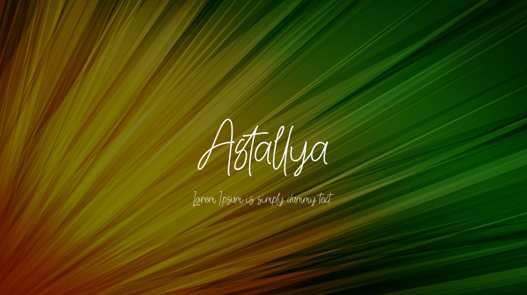 Astallya Font