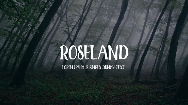 ROSELAND Font