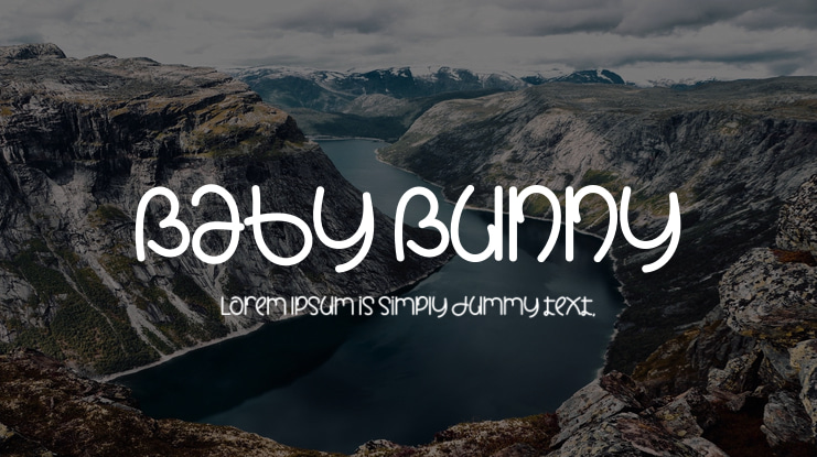 Baby Bunny Font