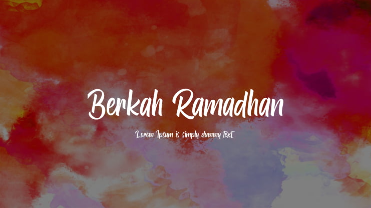 Berkah Ramadhan Font