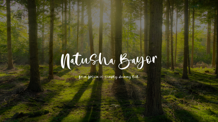 Natusha Bayor Font