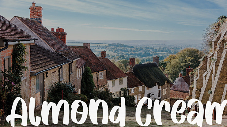 Almond Cream Font