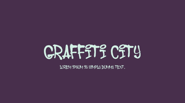 Graffiti City Font