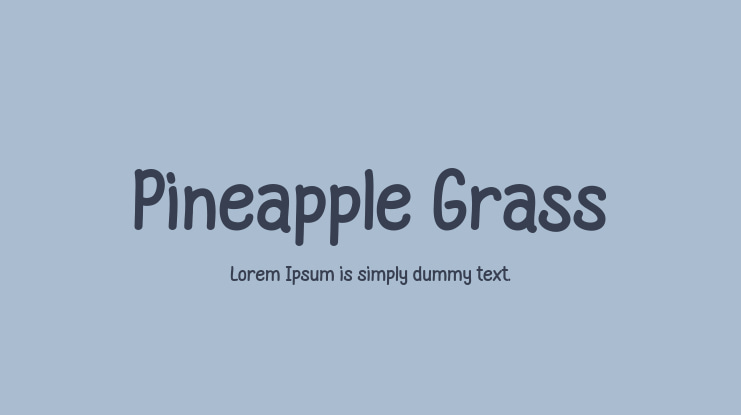 Pineapple Grass Font