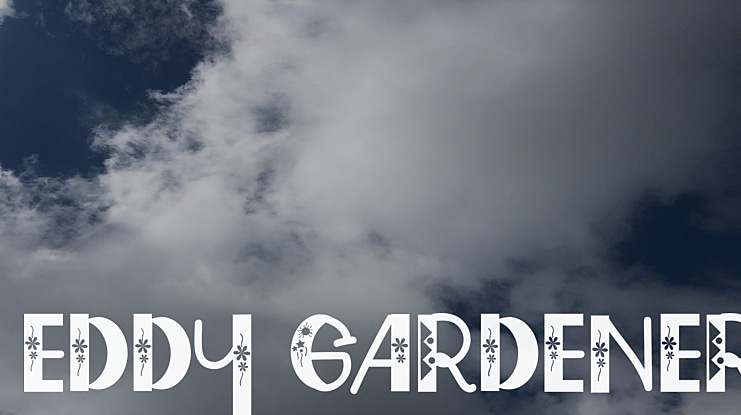 Eddy Gardener Font