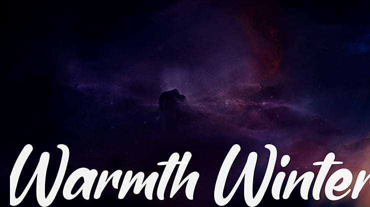 Warmth Winter Font