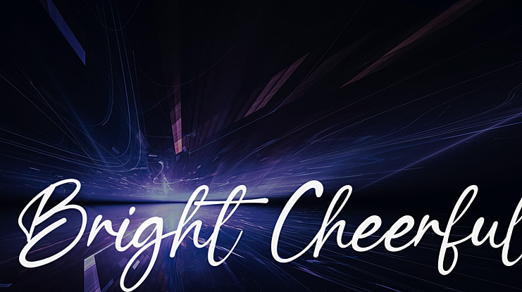 Bright Cheerful Font