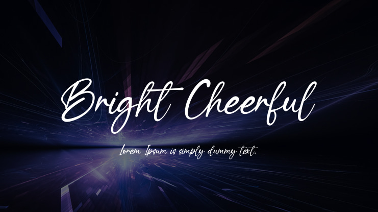 Bright Cheerful Font