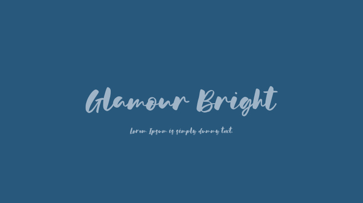 Glamour Bright Font