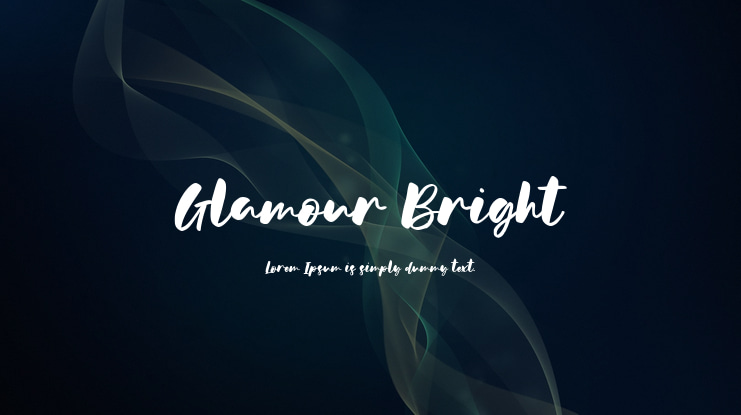 Glamour Bright Font