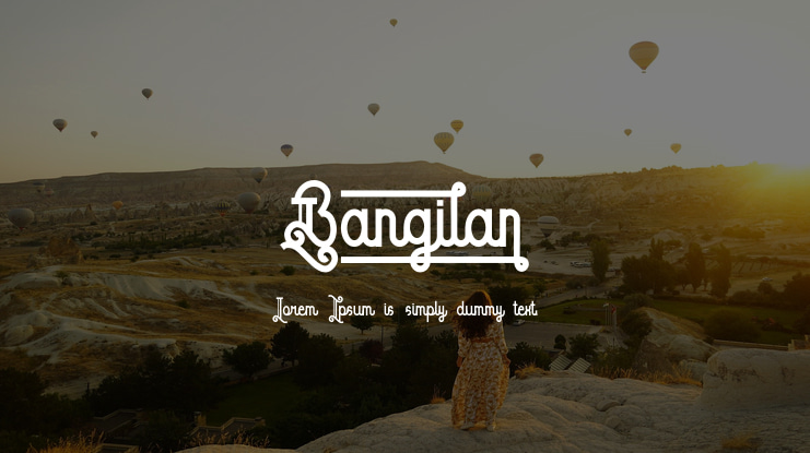 Bangilan Font