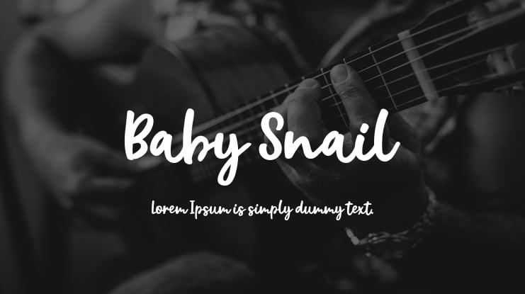 Baby Snail Font