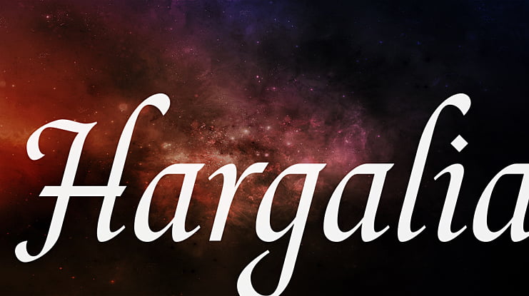 Hargalia Font