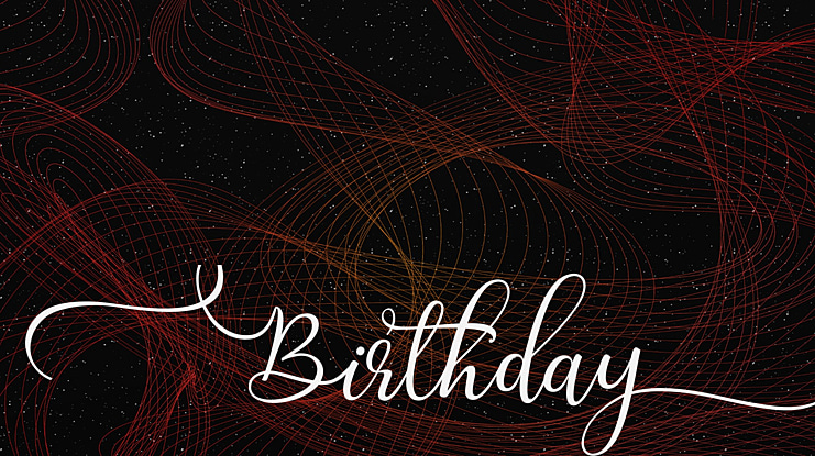 Birthday Font