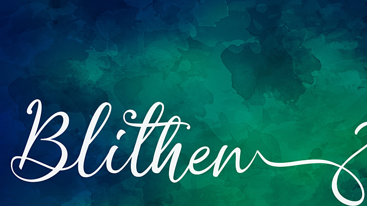 Blithen Font